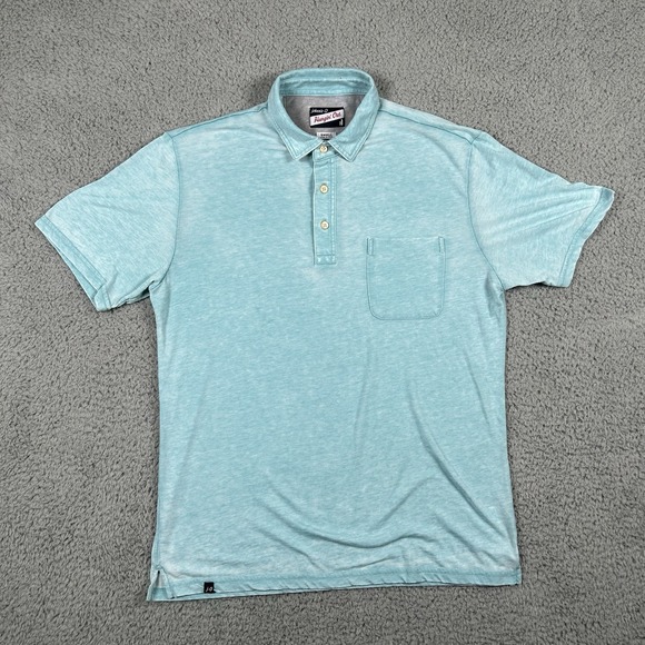 johnnie-O Other - Johnnie-O Hangin' Out Light Blue Men's Short Sleeve Polo Small‎